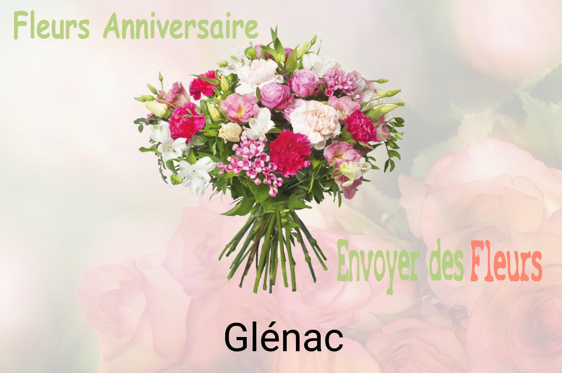 Bouquet de fleurs d’anniversaire livré à Glénac